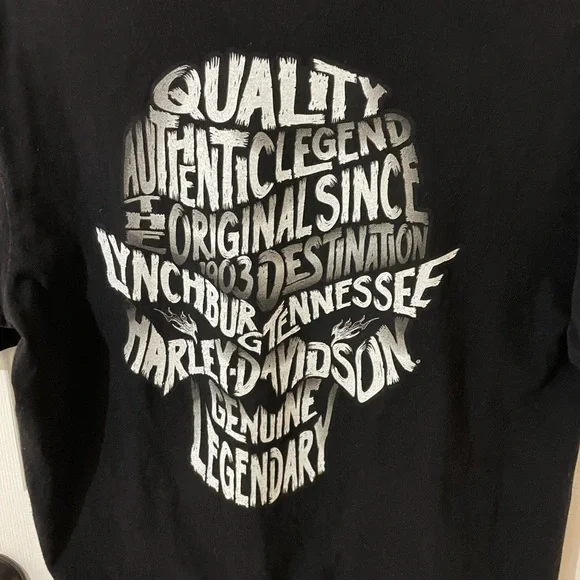 Harley Davidson Lynchburg Tennessee label T-Shirt. Size large - Picture 5 of 11
